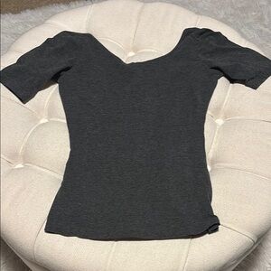 Classy Off-Shoulder Gray Women's Top Only worn